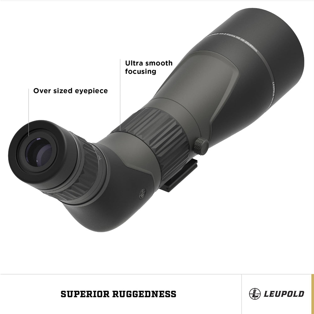 Leupold SX-2 Alpine HD Gen 2 on tripod demonstrating stable field spotting and steady magnification