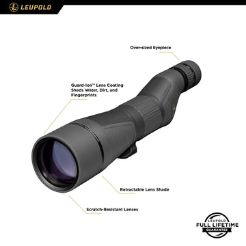 Leupold SX-4 Pro Guide HD waterproof-fogproof body for reliability in rain or dew.