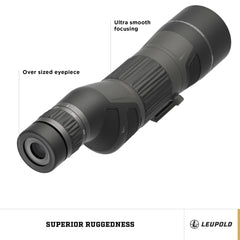 Leupold SX-4 Pro Guide HD Gen 2 65mm objective boosts light transmission.