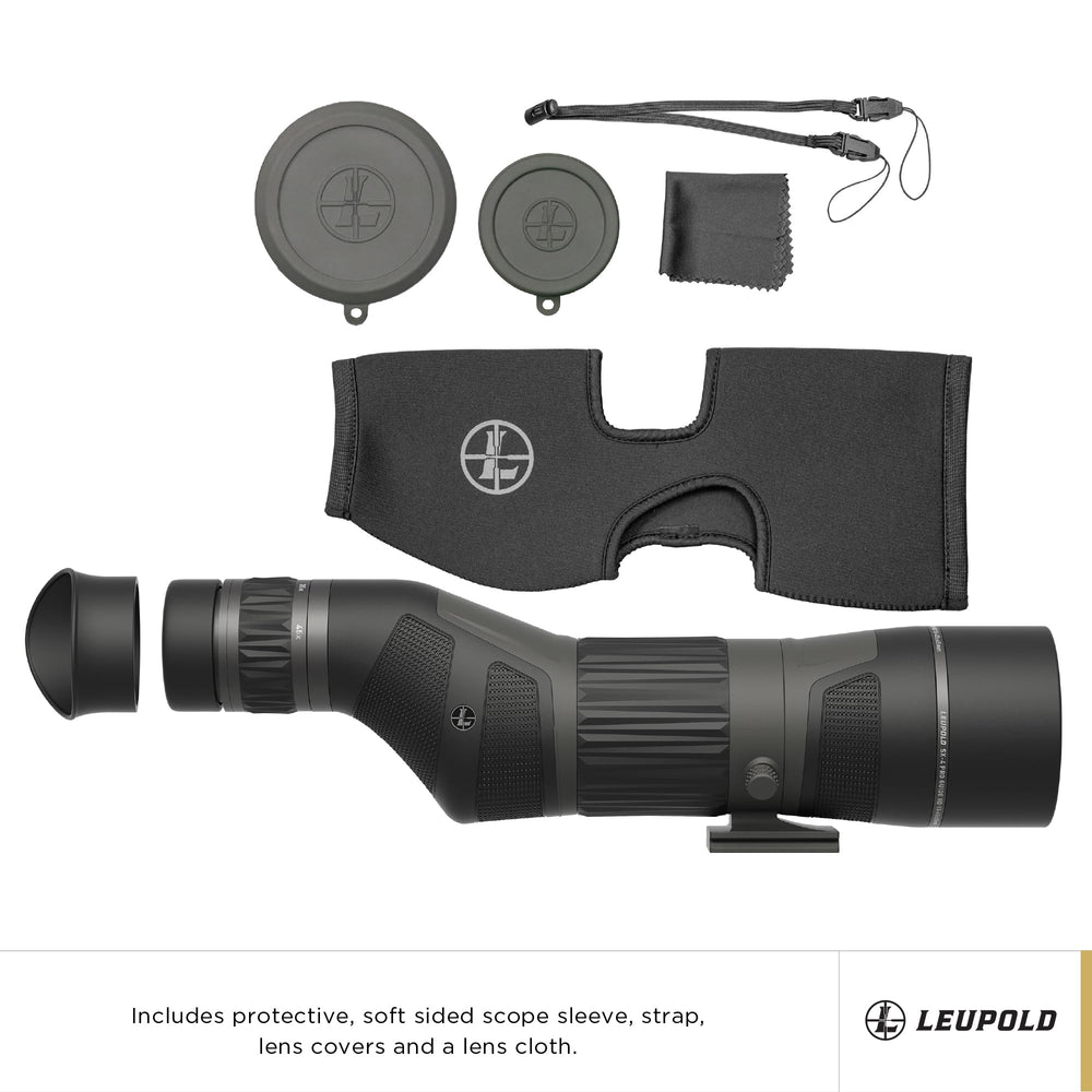 Leupold SX-4 Pro Guide HD Gen 2 field-use ready with tripod compatibility.