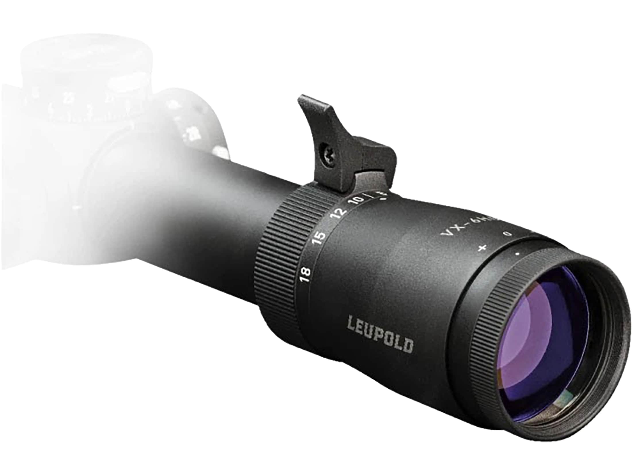Leupold throw lever kit mounted on VX-5HD/VX-6HD for quick field adjustments