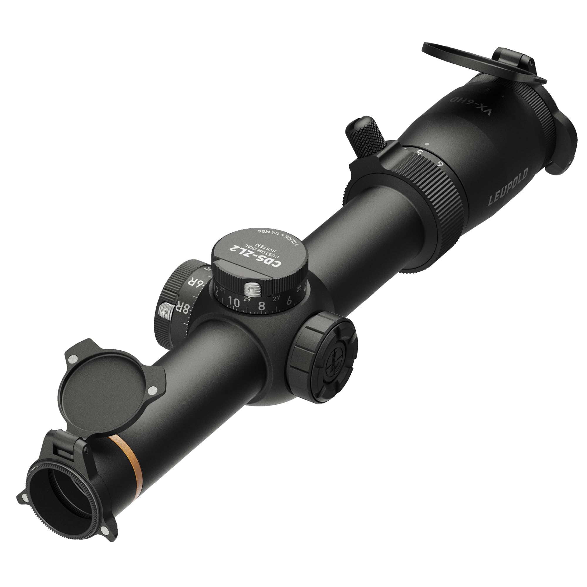 Leupold VX-6HD Gen 2 1-6x24 FireDot Duplex for quick target acquisition in low light.