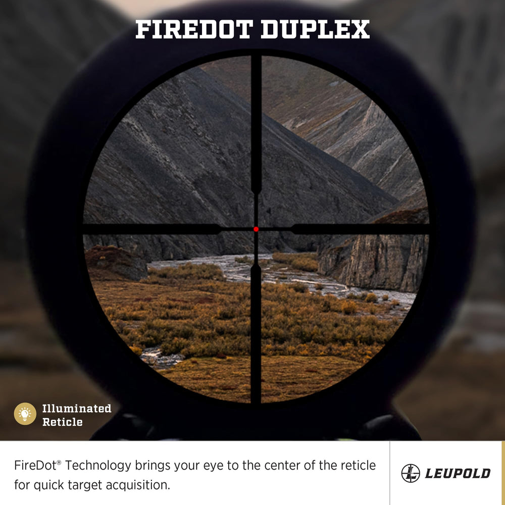 Leupold VX-6HD Gen 2 4-24x52 CDS-SZL2 Side Focus Illum. FireDot Duplex ...