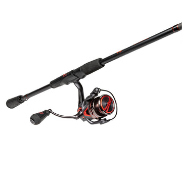 Lew's MACH Jacked 66UL line-capacity view shows fluorocarbon and braid options