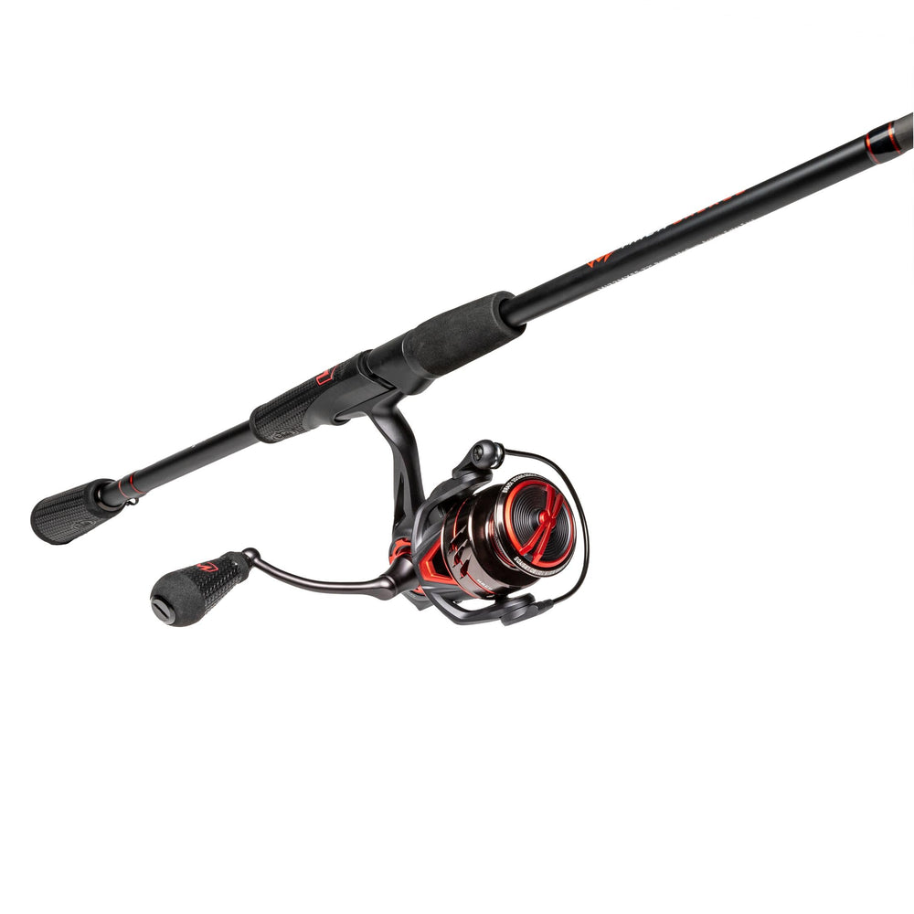 Lew's MACH Jacked 66UL line-capacity view shows fluorocarbon and braid options
