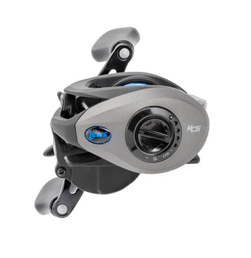 Externally adjustable Magnetic Control System (MCS) dial on Lew's American Hero Baitcast Reel