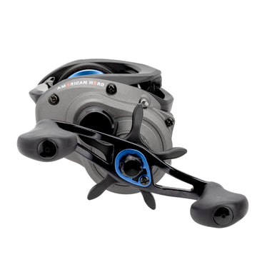 Anodized 32mm aluminum spool on Lew's American Hero Baitcast Reel