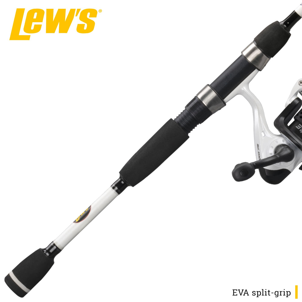 Lew's WeGo 2-Speed Spin pre-spooled line for instant fishing action.
