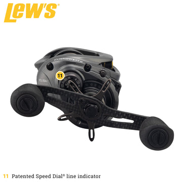 Lew's Custom Lite SLP drag up to 20 lbs for tough trophies