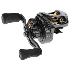 Lew's Custom Lite SS baitcast reel in carbon gray finish with shallow 30 mm spool