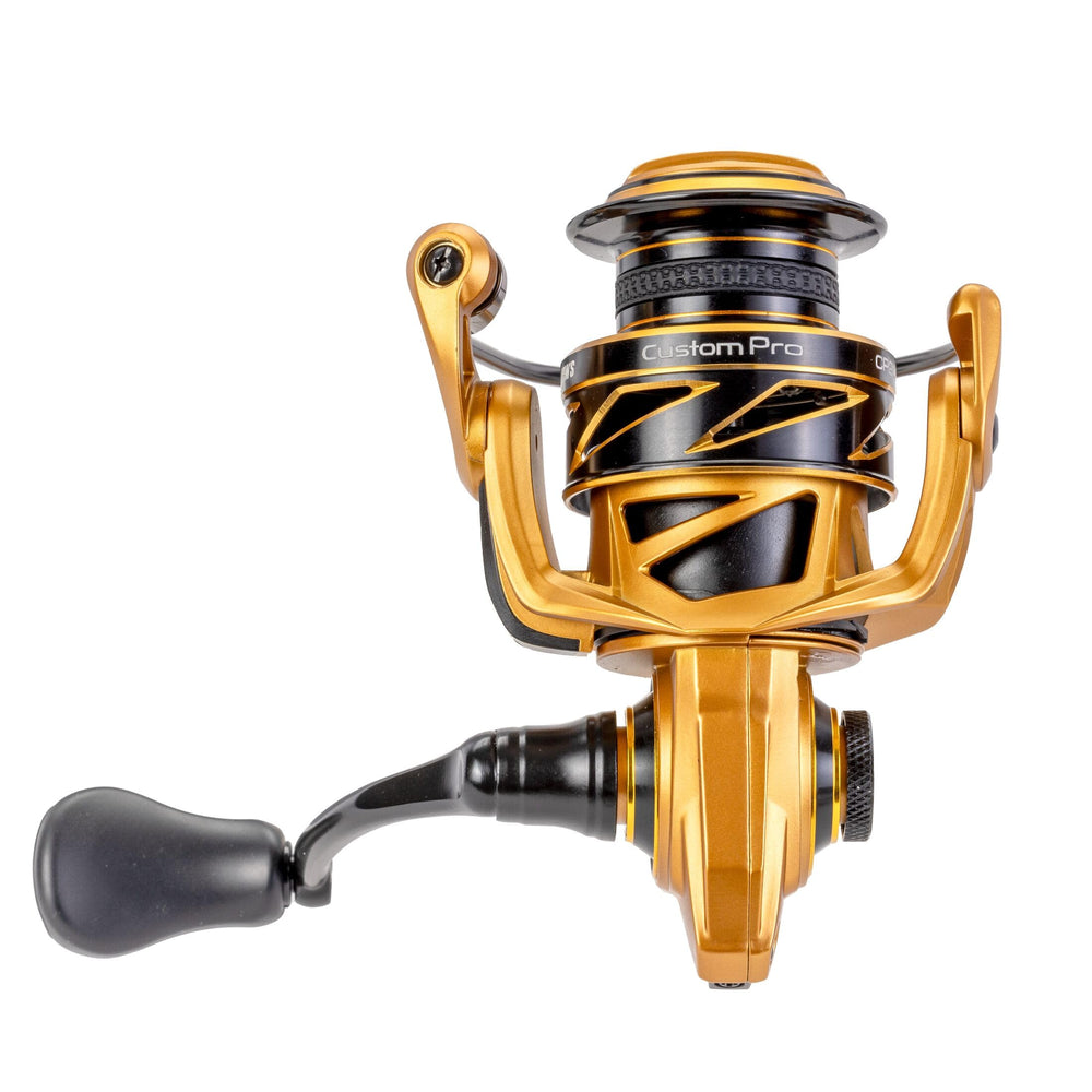 Lew's Custom Pro 100 in-hand demonstrates compact design for light tackle finesse on the water