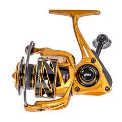 Lew's Custom Pro 300 spinning reel 6-2-1 gearing on display in action