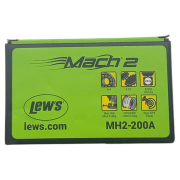 Lew's Mach 2 Metal Spin 200 speed lube enhances performance in all weather.