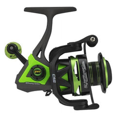 Lew's Mach 2 Metal Spin 200 braided spool emphasizes durability and double anodized aluminum.