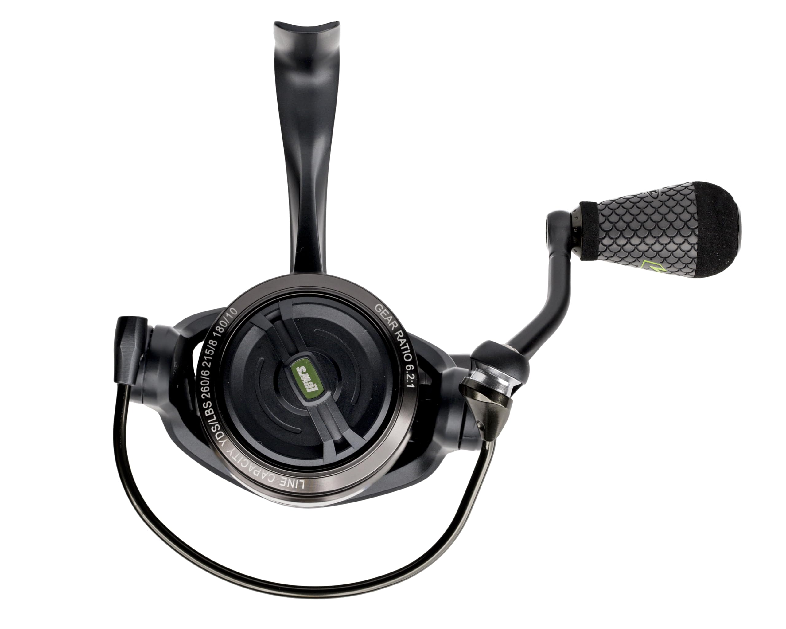 Aluminum frame and rotor of Lew's MACH 2 spinning reel