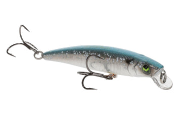 Lew's Werkbait jerbait action side-to-side for precise shallow-water presentations.