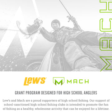 Lew's MACH Jacked 6'10\" reel with 6.2:1 gear ratio for quick, controlled retrieves.