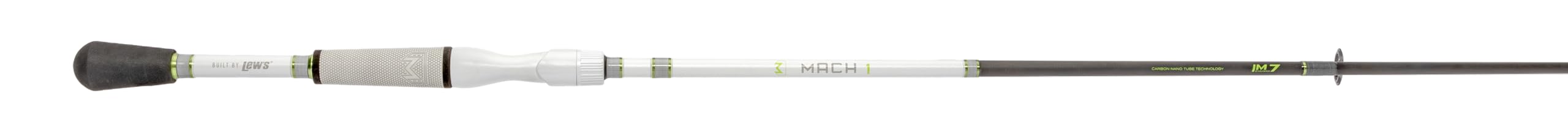 Lew's MACH 1 7'0" rod supports 6–14 lb line for versatile presentations and control.