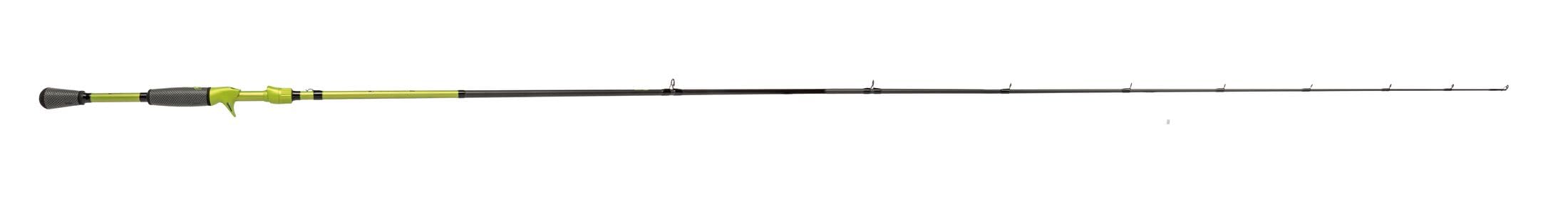 Lew's MACH2 6'8" rod in hand, showcasing lightweight feel and durable construction.