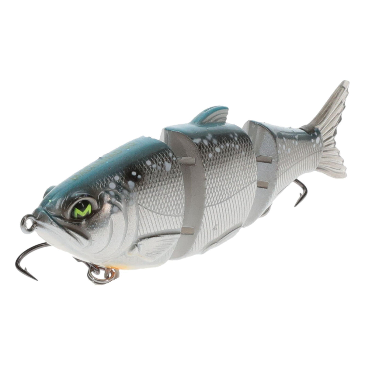 Lew's MachShad lipless jointed swimbait front view with lifelike color