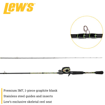 Lew's solid brass Speed Gears: durable, precise power in every retrieve.