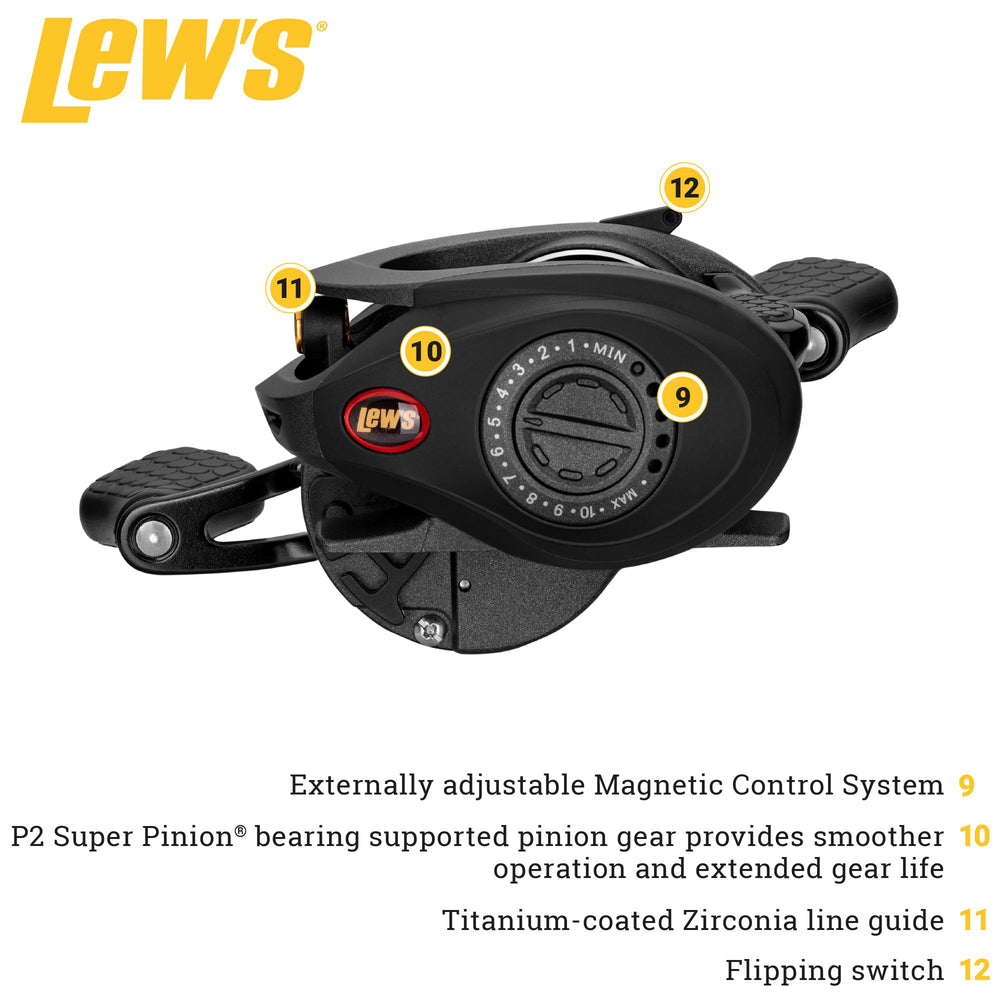 Lew's SuperDuty LFS braid-ready 34mm spool supports heavier lines