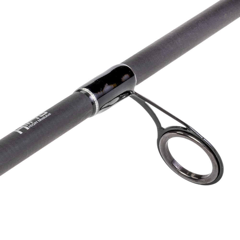 Lew's TP2 269MLFS tip-action close-up emphasizes responsive fast action for quick lure bites.