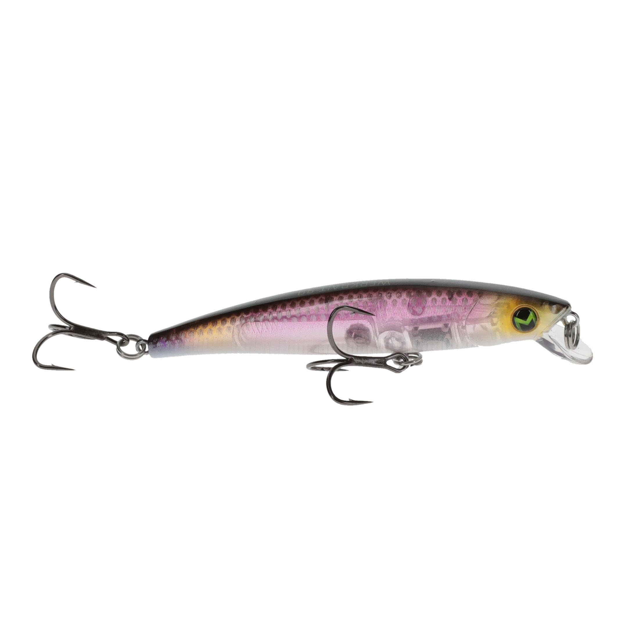 Lew's Werkbait close-up on the hooks highlighting Mustad grip for secure hookups
