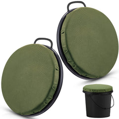 Lewtemi bucket seat 360-degree swivel for observing multiple fishing spots.