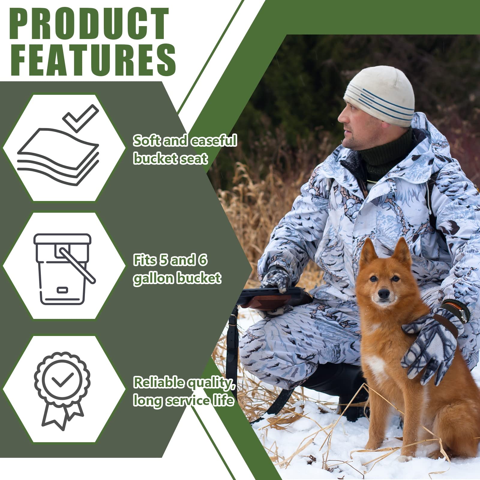 Lewtemi waterfowl hunting seat shows stable warm seating.