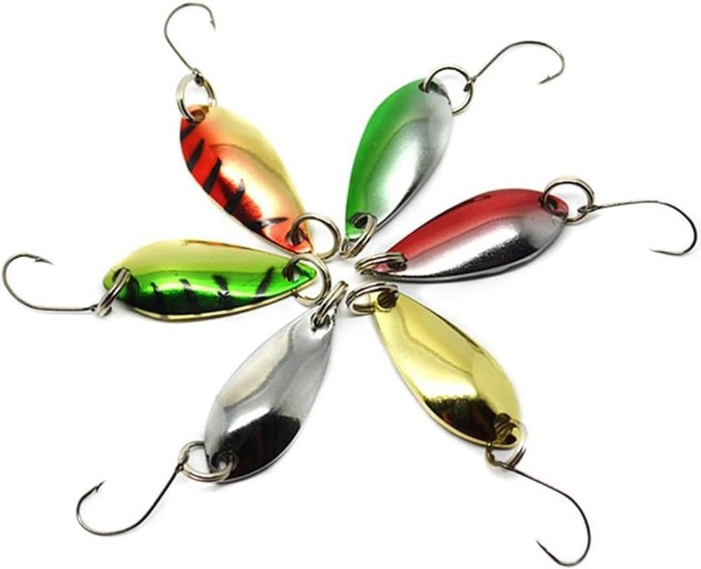 LEZUAN 1.2-inch trout spoons size detail for casting