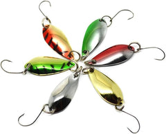 LEZUAN 1.2-inch trout spoons size detail for casting