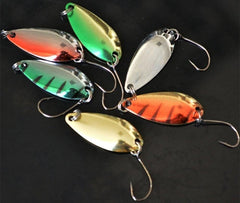 LEZUAN lure with single barb hook for secure trout bites