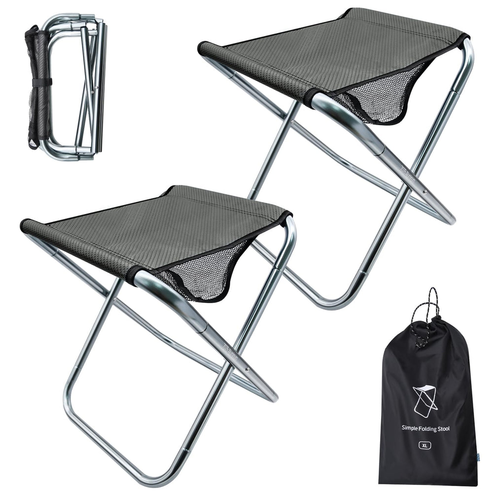 LFSEMINI camping-stool-16in-height provides stable seating for outdoor adventures.