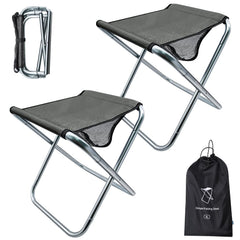 LFSEMINI camping-stool-16in-height provides stable seating for outdoor adventures.
