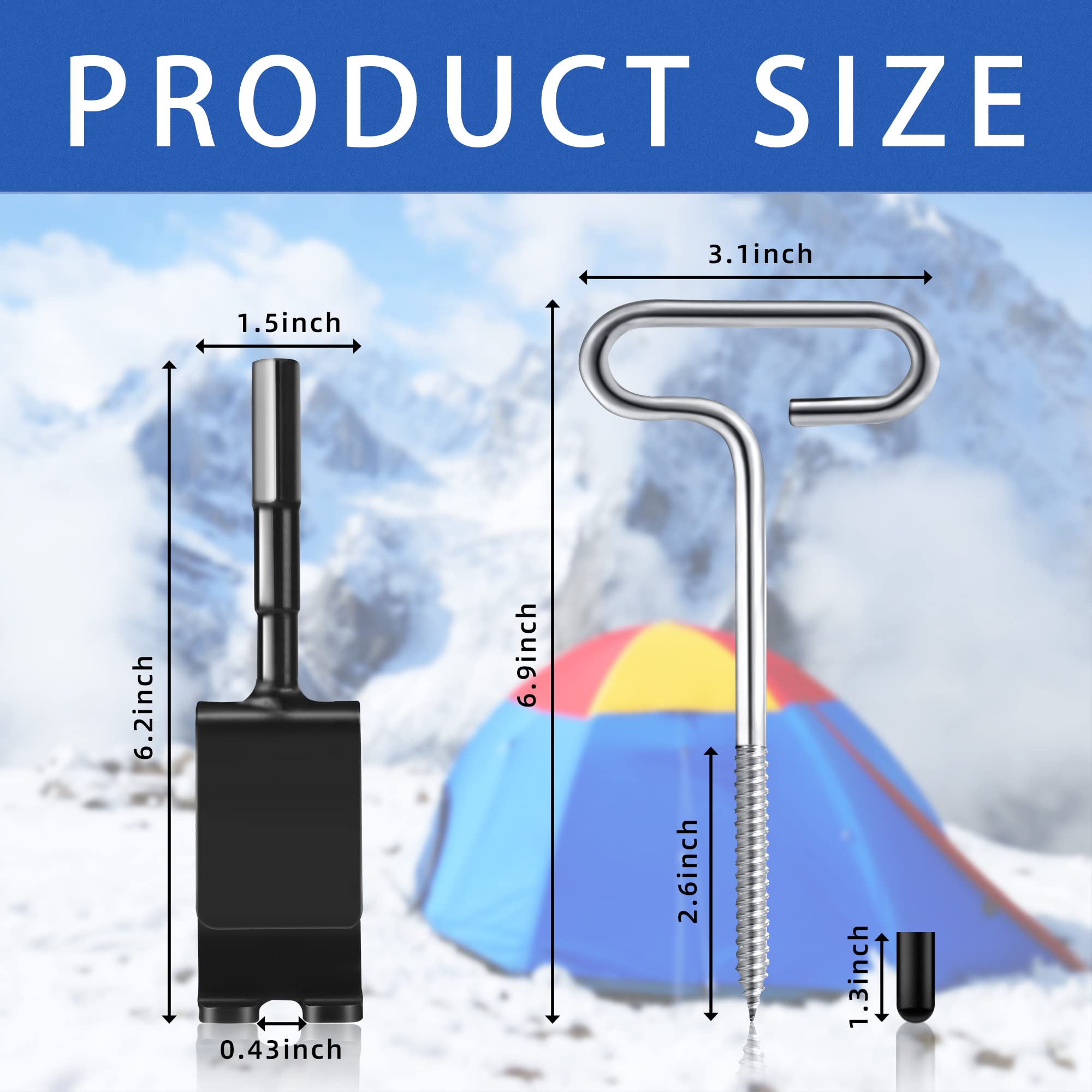 Ground nails included in kit
