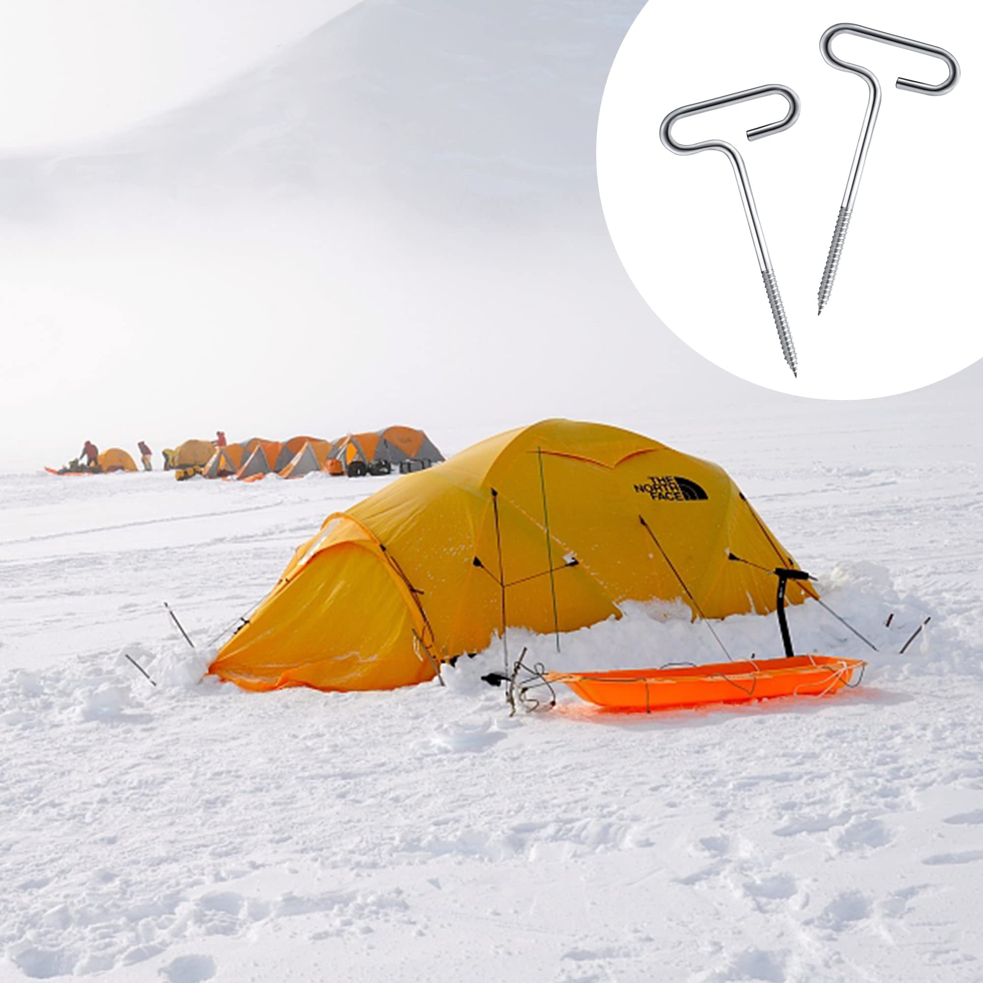 Using drill to install ice anchors