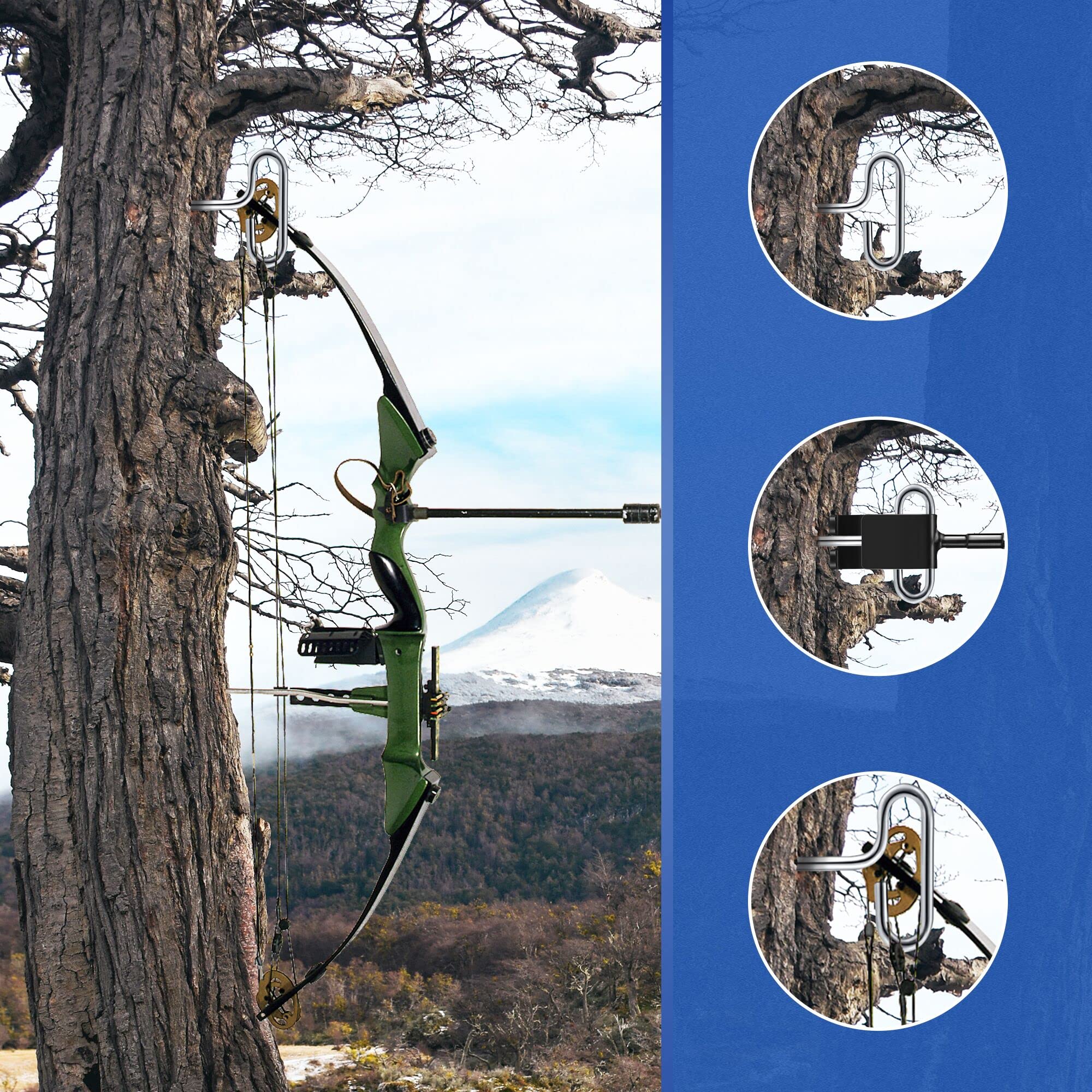 LFUTARI Ice Anchor Tool Kit setup for camping