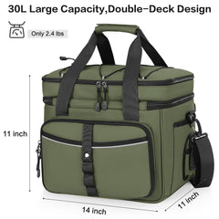 LGAG 30L top-compartment view keeps small gear within easy reach.