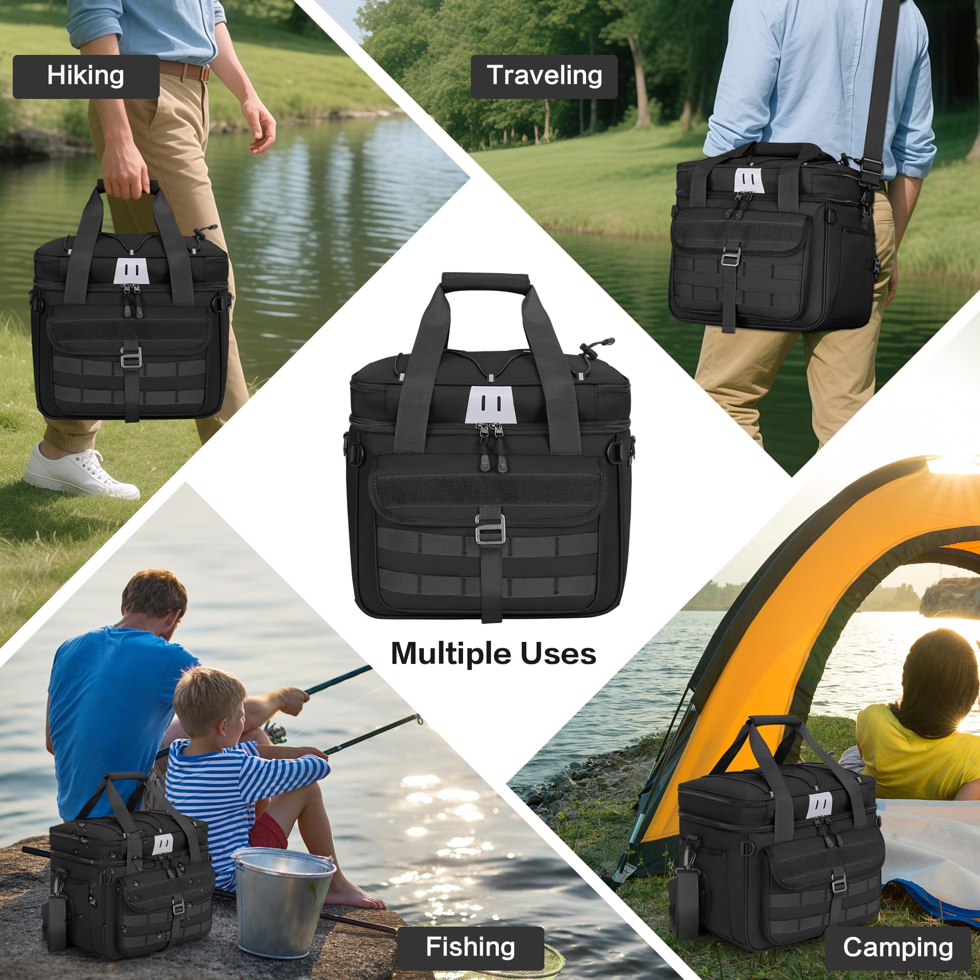 LGAG 30L tackle bag adventure-ready design suits dawn trips and weekend escapes.