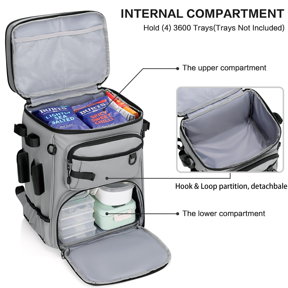 Ergonomic airflow back panel and padded straps