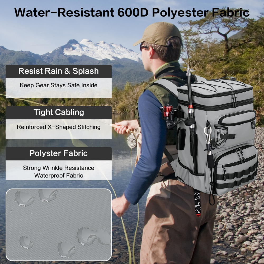 Also suitable for saltwater and freshwater fishing gear