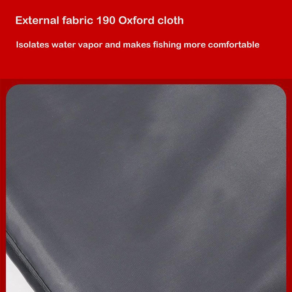LGHQGHXF Pearl cotton insulation adds warmth to the ice fishing mat.
