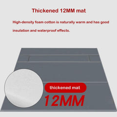 LGHQGHXF Waterproof coating on ice fishing mat for moisture protection.