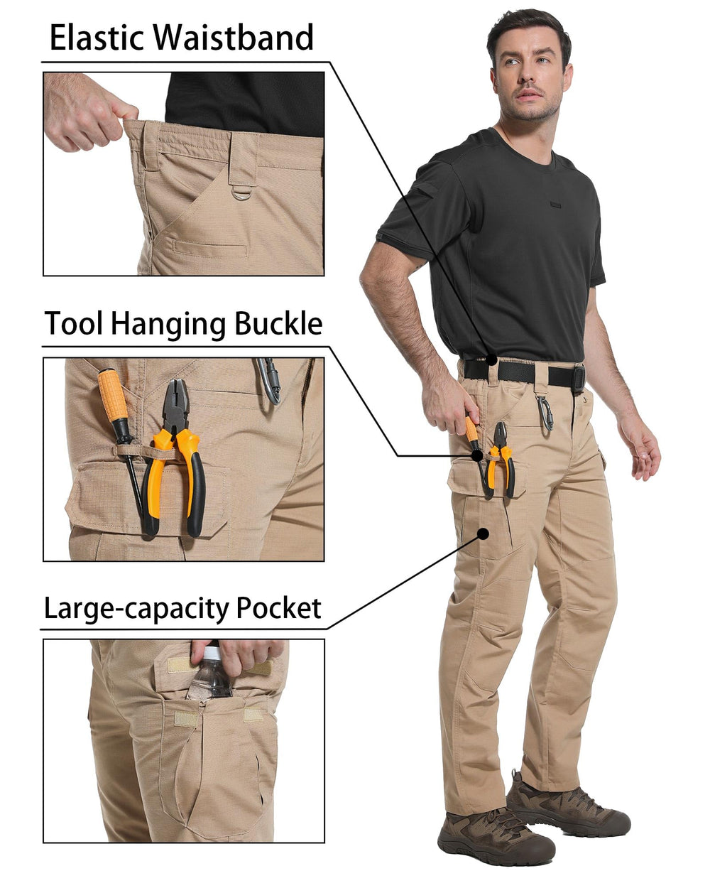 LGNTBE pants in rugged outdoor scene show all-season versatility