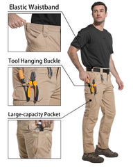 LGNTBE pants in rugged outdoor scene show all-season versatility