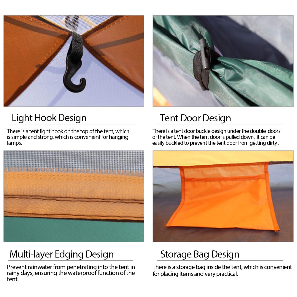 LHLHO large vestibule image highlights extra gear space and weather protection.