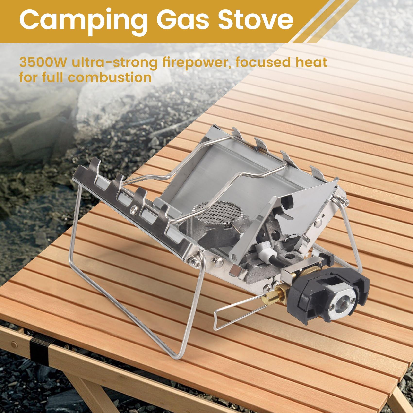 Lhnjimrsy Stabilizing Furnace compact design fits in a small backpack.