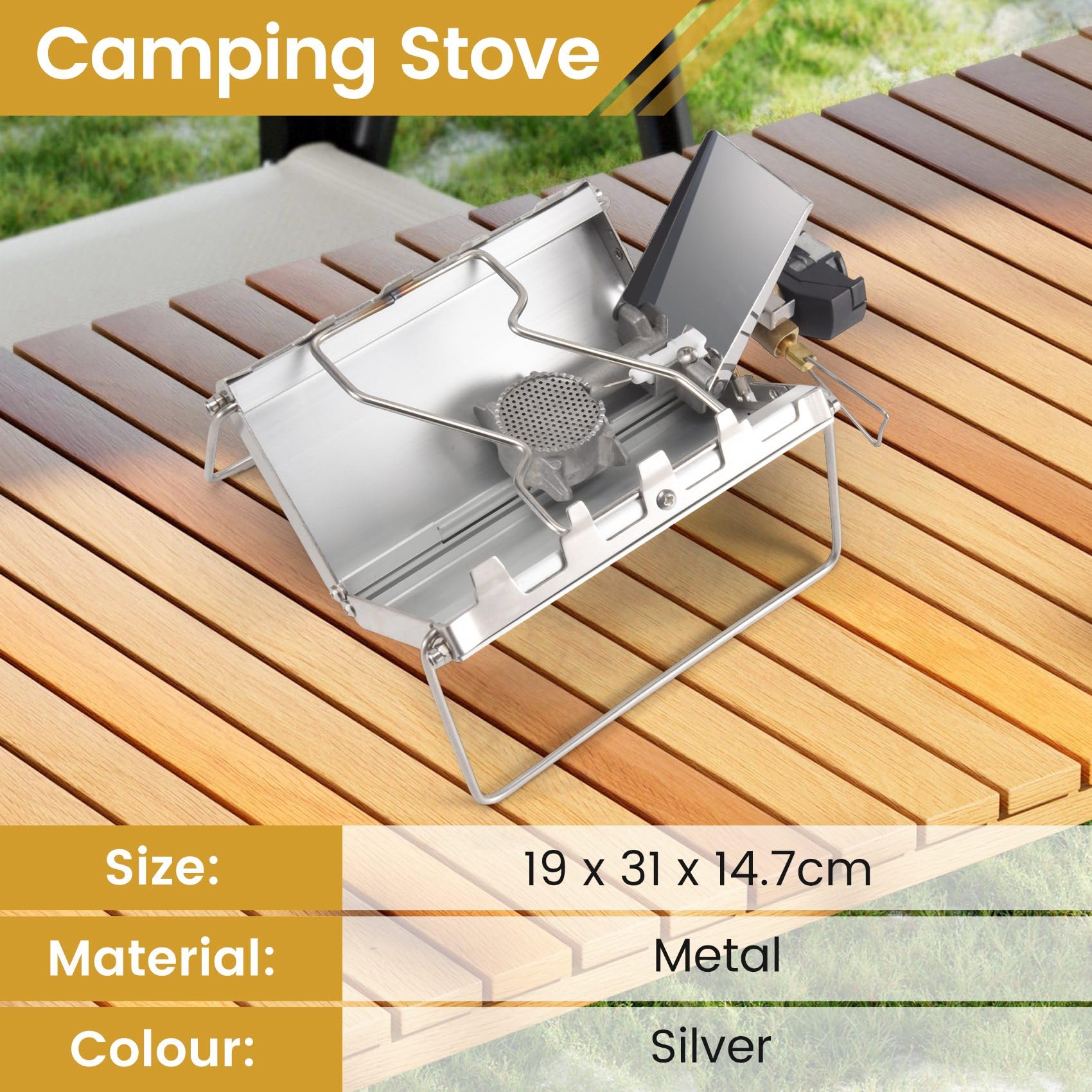Lhnjimrsy Stabilizing Furnace high-heat performance helps rapid cooking on trails.