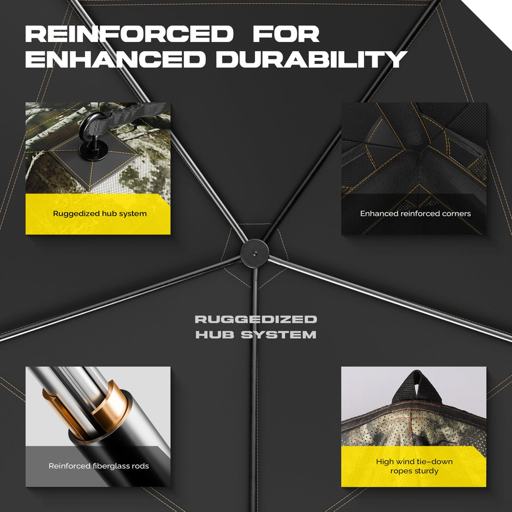 LHUTOR camouflage pattern blends into environments for better concealment.